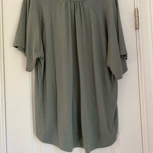 Pleated Green GAP Shirt